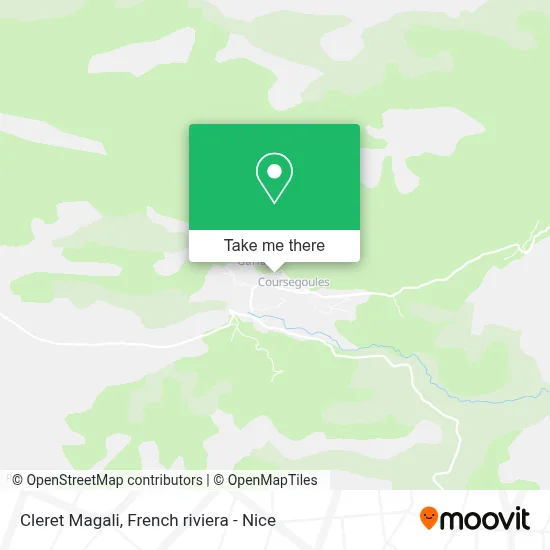 Cleret Magali map