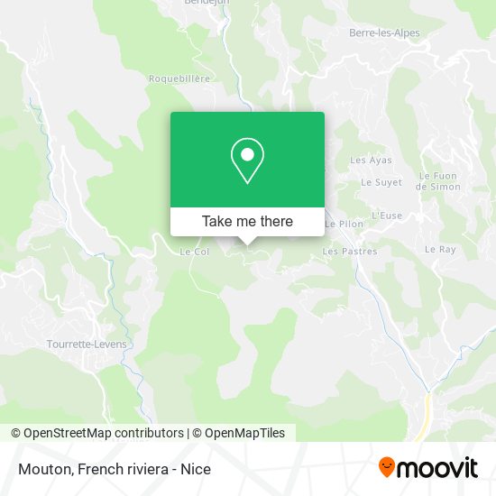 Mouton map