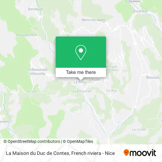 La Maison du Duc de Contes map