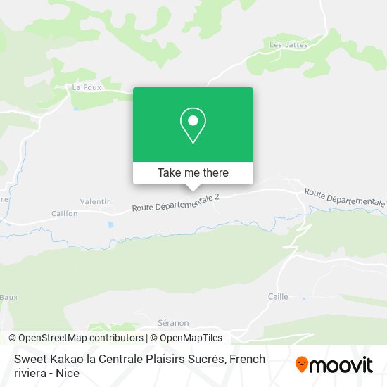 Sweet Kakao la Centrale Plaisirs Sucrés map