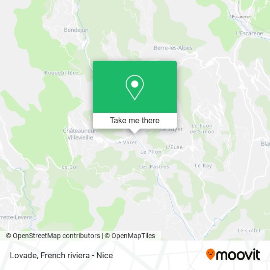 Lovade map