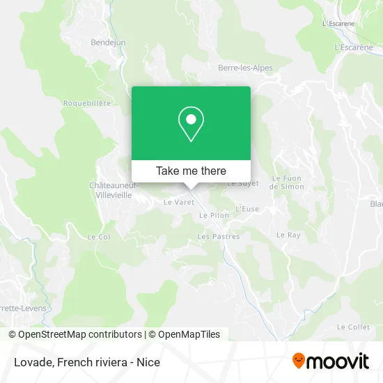 Lovade map