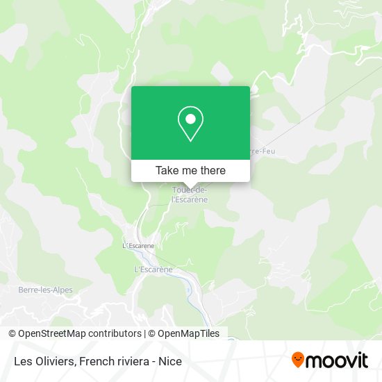 Les Oliviers map