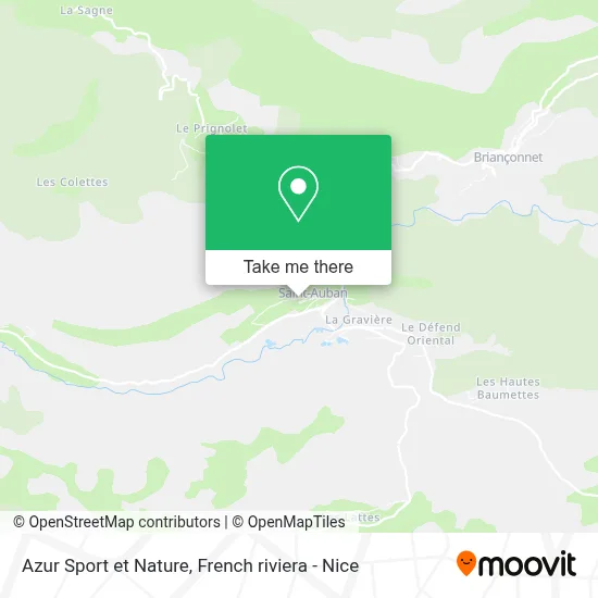 Azur Sport et Nature map