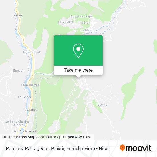 Papilles, Partagés et Plaisir map