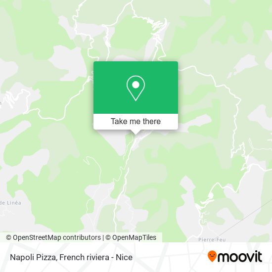 Napoli Pizza map