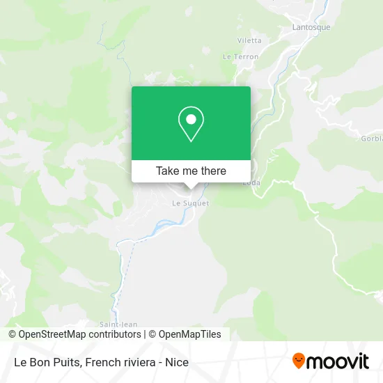 Le Bon Puits map