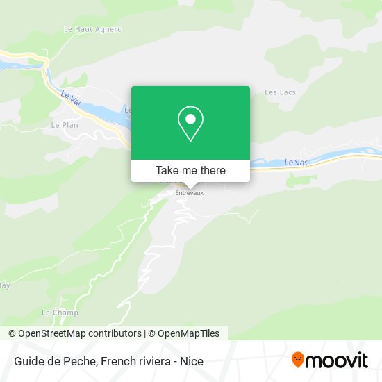 Guide de Peche map