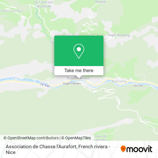 Association de Chasse l'Aurafort map