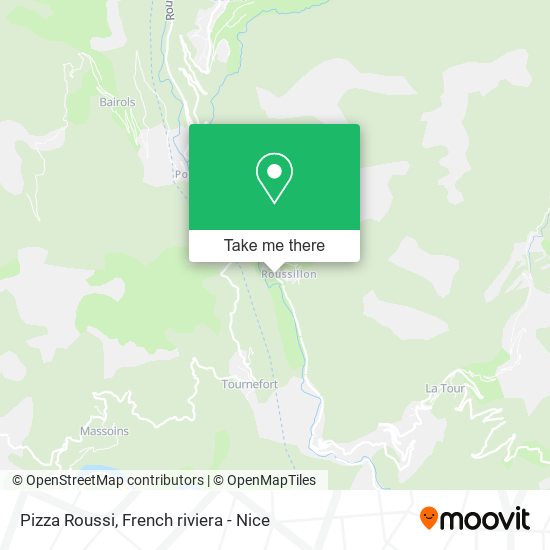 Pizza Roussi map