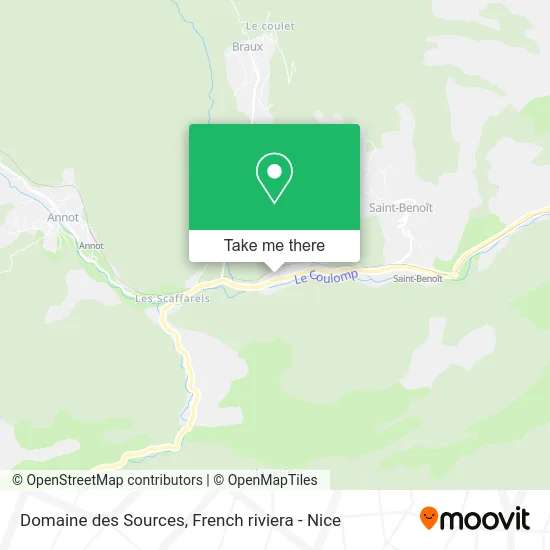 Domaine des Sources map