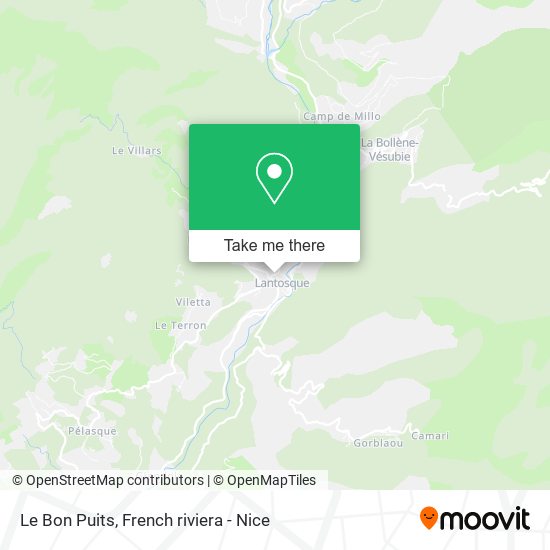 Le Bon Puits map