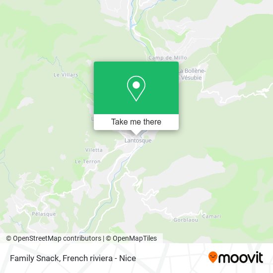 Family Snack map