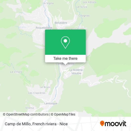 Camp de Millo map