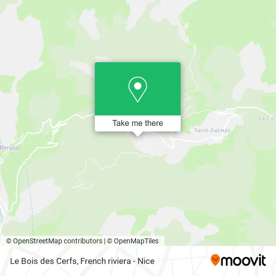 Le Bois des Cerfs map