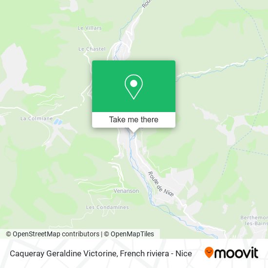 Caqueray Geraldine Victorine map