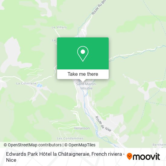 Edwards Park Hôtel la Châtaigneraie map