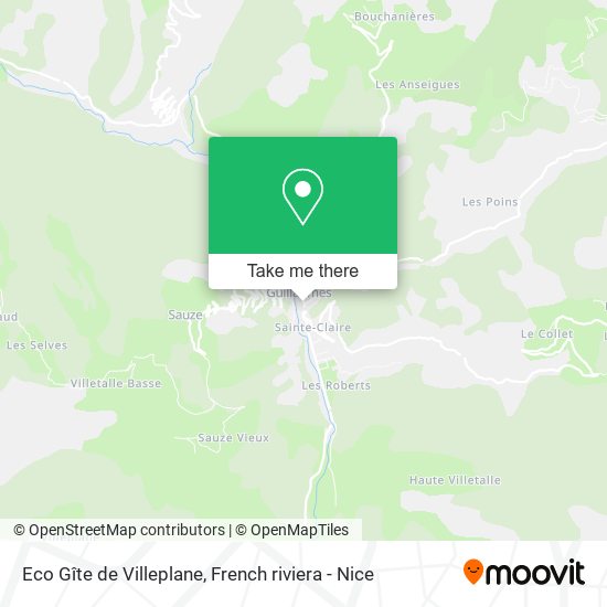 Eco Gîte de Villeplane map