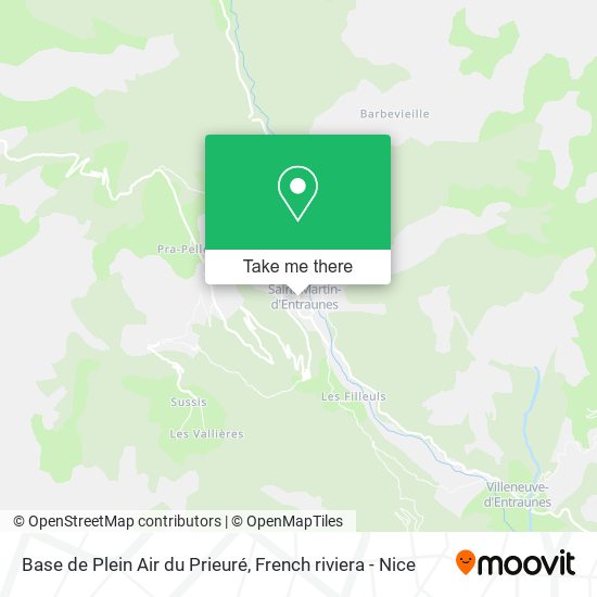 Base de Plein Air du Prieuré map