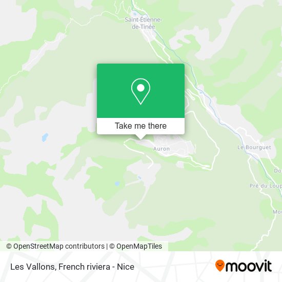 Les Vallons map