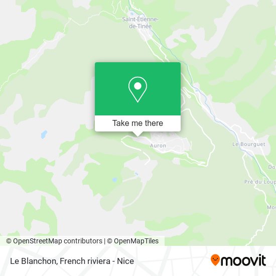 Le Blanchon map