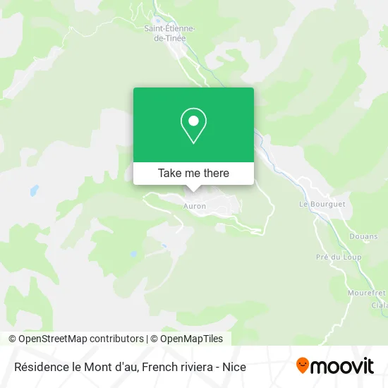 Résidence le Mont d'au map