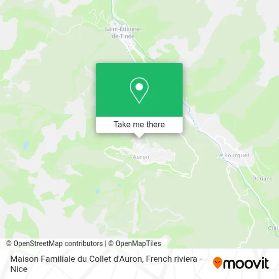 Maison Familiale du Collet d'Auron map