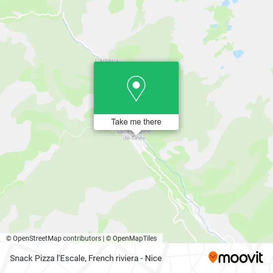 Snack Pizza l'Escale map