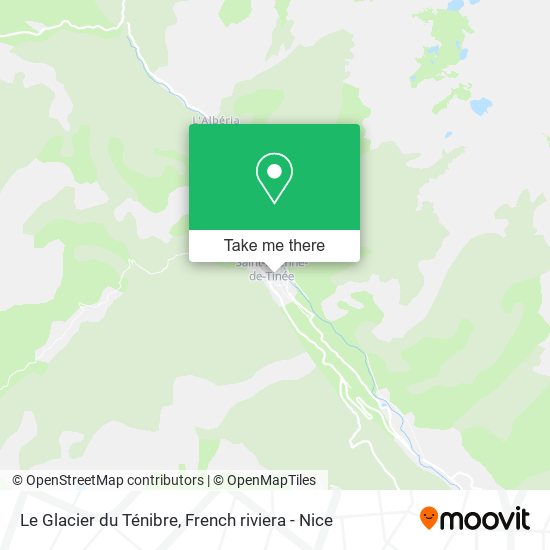 Le Glacier du Ténibre map