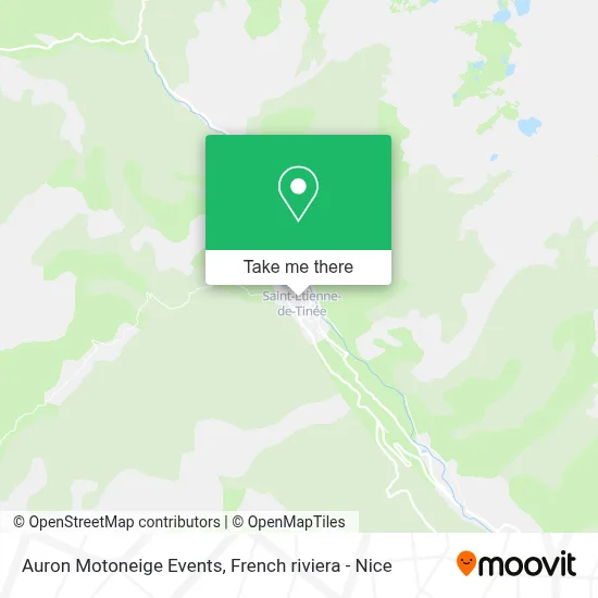 Auron Motoneige Events map
