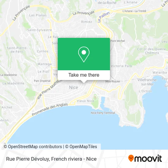 Rue Pierre Dévoluy map