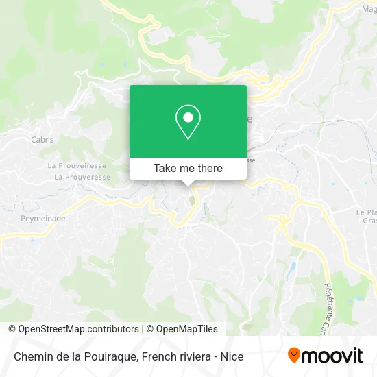 Chemin de la Pouiraque map