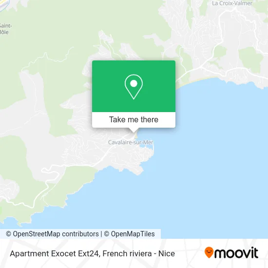 Apartment Exocet Ext24 map