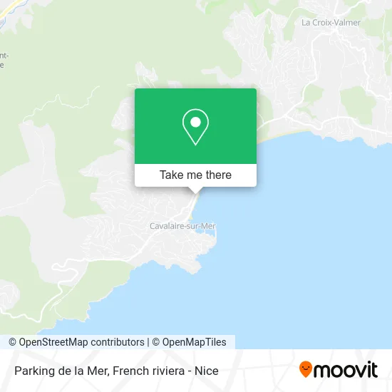 Parking de la Mer map