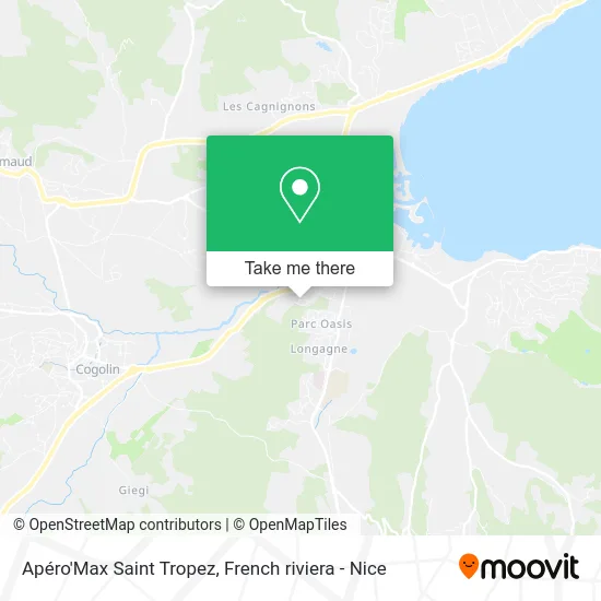 Apéro'Max Saint Tropez map