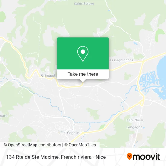 134 Rte de Ste Maxime map