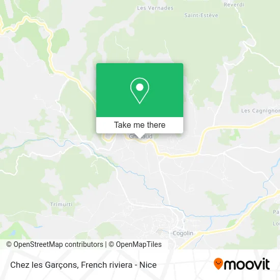 Chez les Garçons map