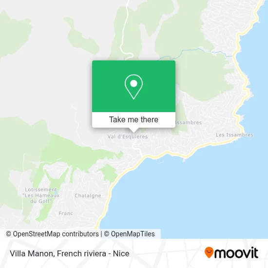 Villa Manon map