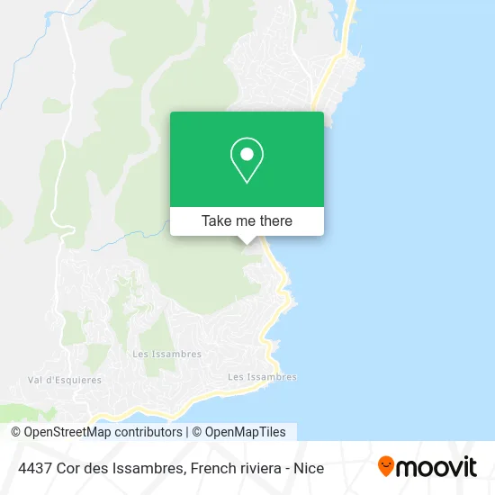 4437 Cor des Issambres map