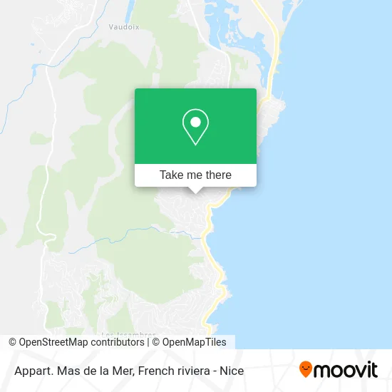 Appart. Mas de la Mer map