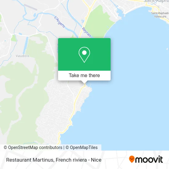 Restaurant Martinus map