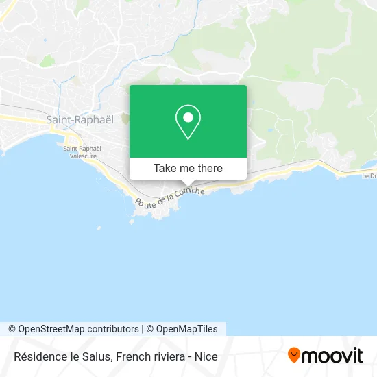 Résidence le Salus map