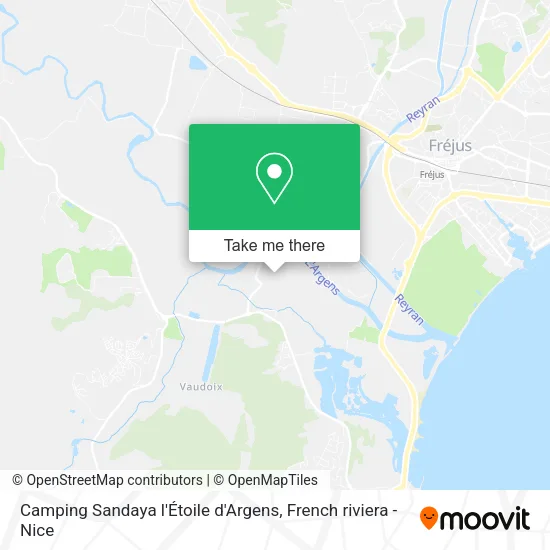 Camping Sandaya l'Étoile d'Argens map