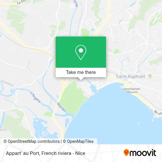 Appart' au Port map