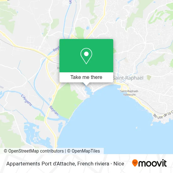 Appartements Port d'Attache map