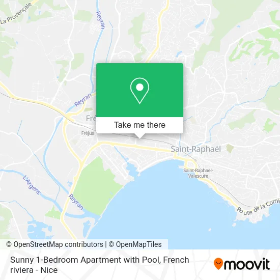 Sunny 1-Bedroom Apartment with Pool map