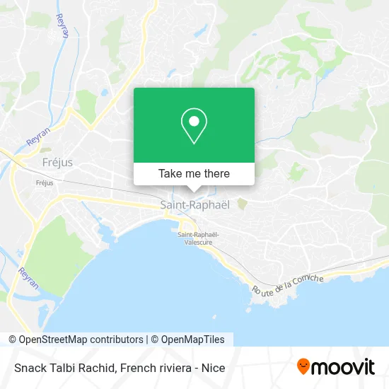 Snack Talbi Rachid map