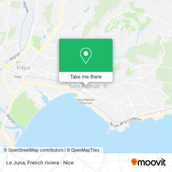 Le Juna map