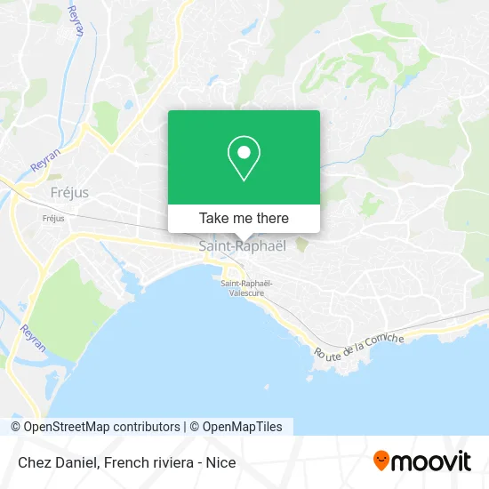Chez Daniel map