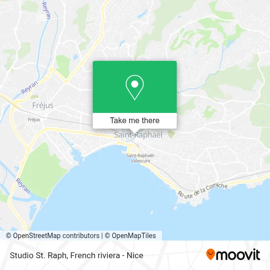 Studio St. Raph map